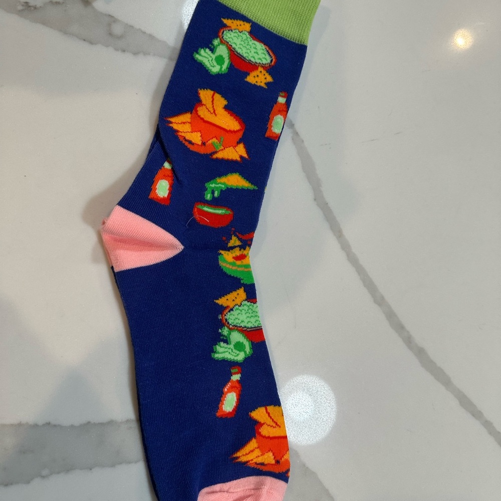 Colorful Patterned Men's Sock - Picture 2 of 4